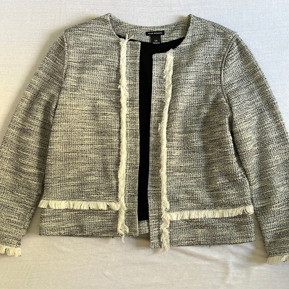 Club Monaco tweed blazer Sz L
